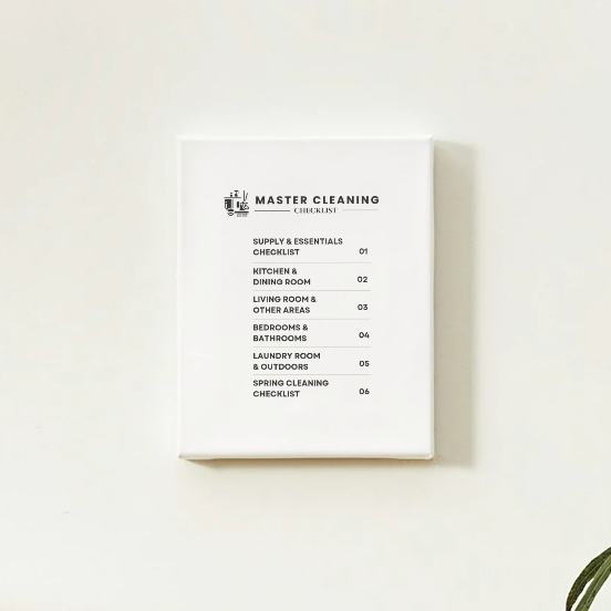 Cleaning Checklist